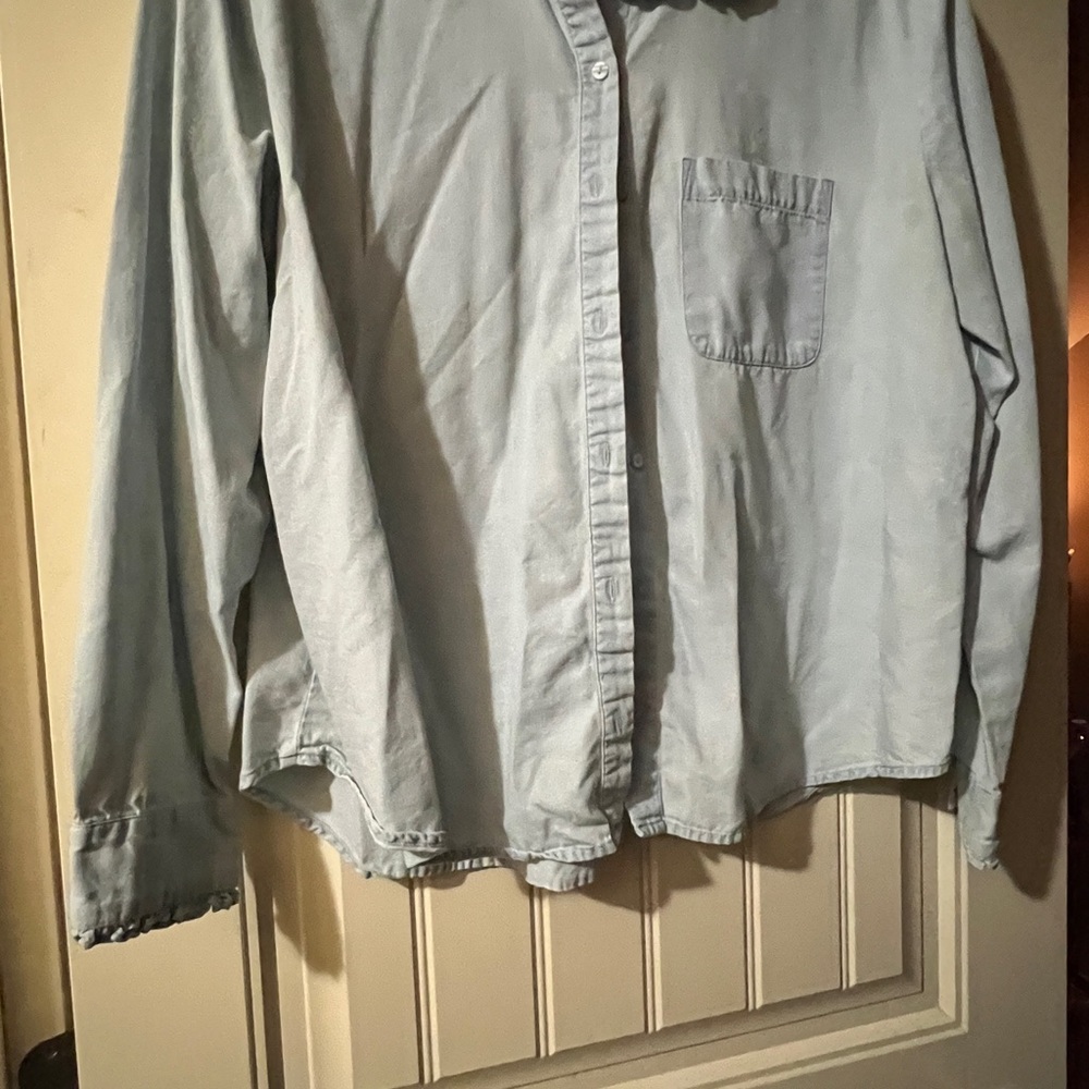 a.n.a Light Blue Women's Shirt